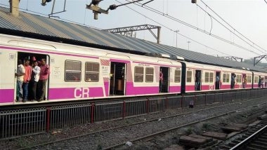 Mumbai Local Shocker: &lsquo;Mentally Unstable&rsquo; Man Pushes College Girl off Ladies Coach of Moving Panvel-CMST Train, Arrested (Disturbing Video)