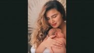 &lsquo;Naagin&rsquo; Fame Aashka Goradia and Husband Brent Goble Announce Second Pregnancy on 8th Wedding Anniversary; Couple Reveals Baby Due With Adorable Beach Video (View Post)