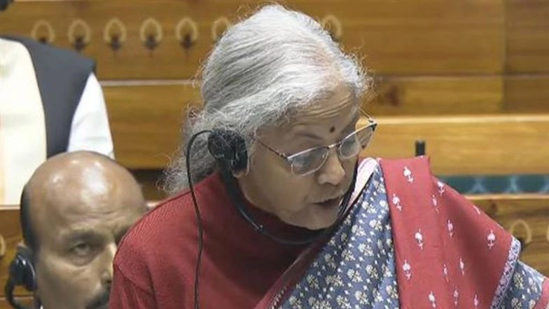 Parliament Winter Session 2025: Finance Minister Nirmala Sitharaman Introduces 2 Bills in Lok Sabha Aimed at Levying Cess on Tobacco Products