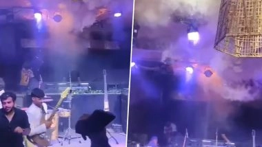 Goa Nightclub Fire: New Video Shows Exact Moment When Blaze Erupted During Belly Dance Performance at Birch by Romeo Lane Nightclub