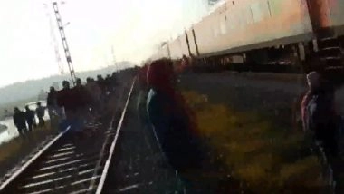 Assam Train Accident: 8 Elephants Killed After Rajdhani Express Collides With Herd in Hojai