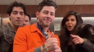 Priyanka Chopra Joins Nick Jonas and Jonas Brothers for Fun Pre-Show Ritual, Grooves to Iconic Bollywood Song &lsquo;Aap Jaisa Koi&rsquo; in Viral Video (Watch)