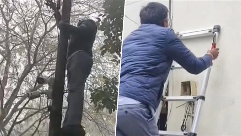 Haridwar: Congress MLA Virendra Jaatii Cuts Off Officers’ Electricity After Power Cuts in Jhabrera Constituency (Watch Video)