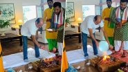 &lsquo;Dhurandhar&rsquo; Star Akhsaye Khanna Performs Vastu Shanti Hawan at His Alibaug Bungalow Amid the Spy-Action Film&rsquo;s Blockbuster Theatrical Run; Inside Video of Ritual Goes Viral &ndash; WATCH