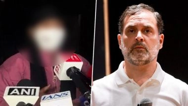 'Everyone Declined, But Rahul Bhaiyya Invited Us': Unnao Rape Survivor Meets Rahul Gandhi, Seeks Relocation to Congress-Ruled State (Video)