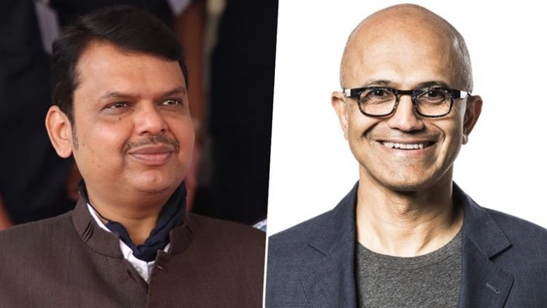 Satya Nadella conheceu Maharashtra CM Devendra Fadnavis, disse que MahaCrimeOS AI ajuda a apoiar vítimas de crimes cibernéticos e fraudes financeiras em todo o estado Satya Nadella conheceu Maharashtra CM Devendra Fadnavis, disse que MahaCrimeOS AI ajuda a apoiar vítimas de crimes cibernéticos e fraudes financeiras em todo o estado