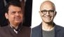 Satya Nadella Meets Maharashtra CM Devendra Fadnavis, Says MahaCrimeOS AI Helping Support Victims of Cybercrime and Financial Fraud Across State