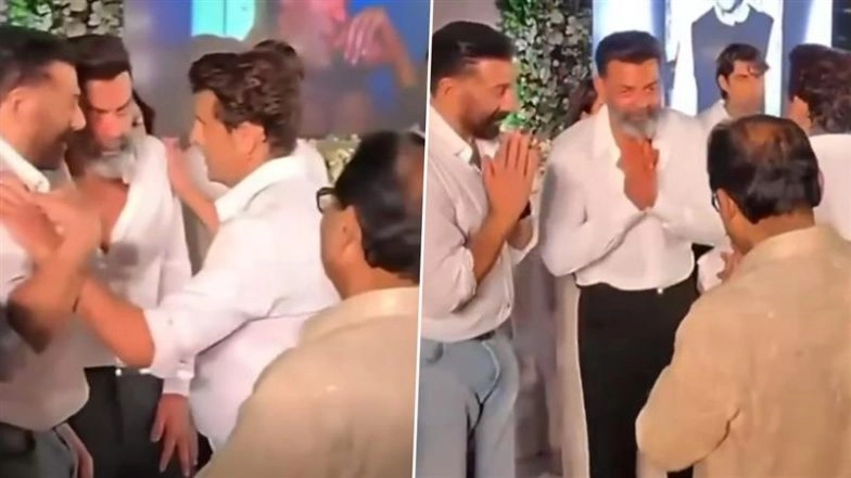 Sonu Nigam’s Emotional Tribute Leaves Sunny and Bobby Deol in Tears at Dharmendra’s Prayer Meet, Singer Consoles Actor Brothers (Watch Video)