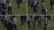 Jitesh Sharma Touches ICC Women's ODI World Cup 2025 Winner Harleen Deol's Feet Post IND vs SA 2nd T20I 2025 (Watch Video)