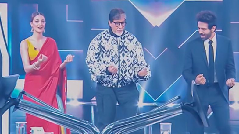 ‘KBC 17’ Fun Moment: Kartik Aaryan Asks Amitabh Bachchan if Jaya Bachchan Knows His Phone Password; Ananya Panday Gives Big B a Gen Z Slang Lesson