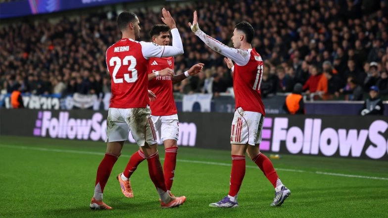 UEFA Champions League 2025–26: Leaders Arsenal Maintain Perfect Record, Manchester City Beat Real Madrid Away