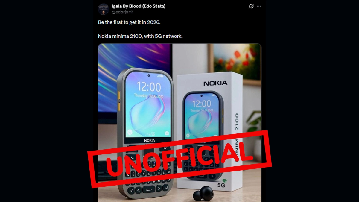 Nokia Minima 2100 With 5G Coming in 2026? Viral Pic Showing Nokia Phone With QWERTY Keypad Is Not an