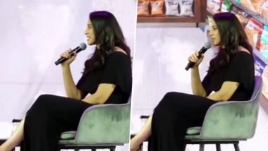 ‘I Don’t Love Anything More Than Cricket’: Smriti Mandhana Makes First Public Appearance Since Calling Off Wedding With Palash Muchhal, Cricketer Shares What Keeps Her Motivated (Watch Video)