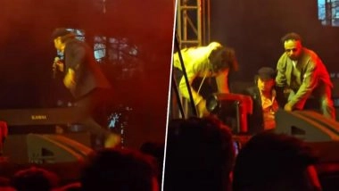 Singer Mohit Chauhan Suffers Nasty Fall Mid-Performance During Concert at AIIMS Bhopal, Video Goes Viral – WATCH