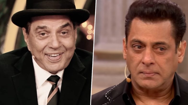 &lsquo;Bigg Boss 19&rsquo;: Salman Khan Breaks Into Tears, Lauds Sunny Deol and Bobby Deol for Dignified Farewell to Late Superstar Dharmendra (Watch Video)