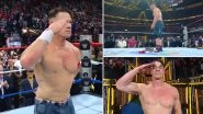 John Cena Retires: 17-Time World Champion Lays Down His Iconic Wristbands and Shoes In-Ring, Drawing Close To A Legendary Wrestling Career (Watch Video) John Cena Retires: 17-Time World Champion Lays Down His Iconic Wristbands and Shoes In-Ring, Drawing Close To A Legendary Wrestling Career (Watch Video)