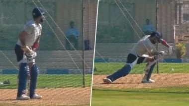 Former India Captain Virat Kohli Sweats It Out In Nets Ahead of Delhi&rsquo;s Vijay Hazare Trophy 2025-26 Campaign (Watch Video)