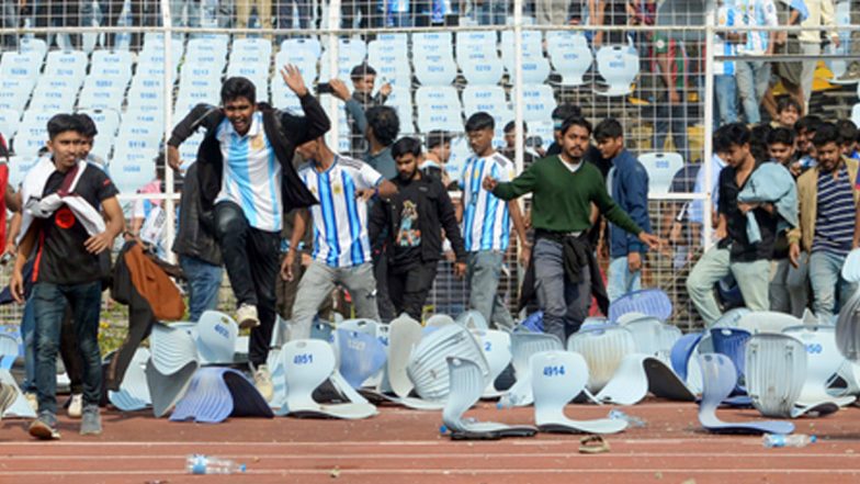 Lionel Messi’s GOAT India Tour: Principal Organiser Satadru Dutta Arrested After Chaos Erupts at Salt Lake Stadium in Kolkata