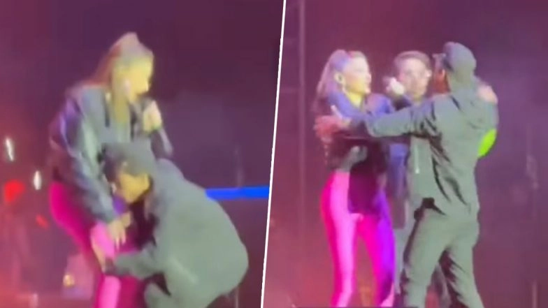 Kanika Kapoor Groped by Fan During Concert at Me’Gong Festival 2025 in Meghalaya, ‘Baby Doll’ Singer Continues Performance Despite Shocking Incident (Watch Video)