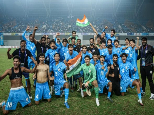 Sports News | Indomitable India Stun Iran in Ahmedabad, Seal AFC U17 Asian Cup 2026 Berth