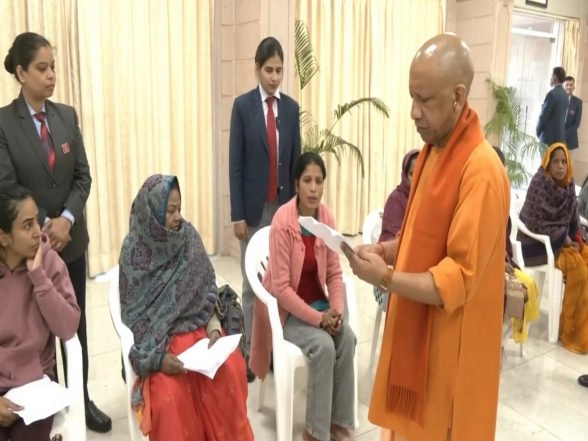 India News | UP CM Yogi Adityanath Addresses Public Grievances, Concerns During 'Janta Darshan' in Lucknow