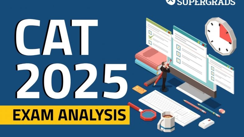 Business News | CAT 2025 Exam Analysis by Supergrads [Check Difficulty Level & Slot-Wise Trends]
