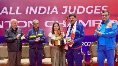 Business News | Historic First All India Judges Badminton Championship Concludes Successfully