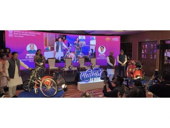 Business News | ALIMCO Revolutionizes Assistive Mobility: Launches EV Scooter & 'Clip-On' Motorised Wheelchair Device and Unveiled New Logo on 53rd Foundation Day