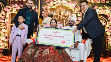 Business News | Bakeats Brand Turns Baaraati, Gifts ₹1 Lakh Worth Cookies at Designer's Wedding