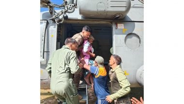 World News | Indian Air Force Evacuates 57 Stranded People in Sri Lanka Amid Cyclone Ditwah