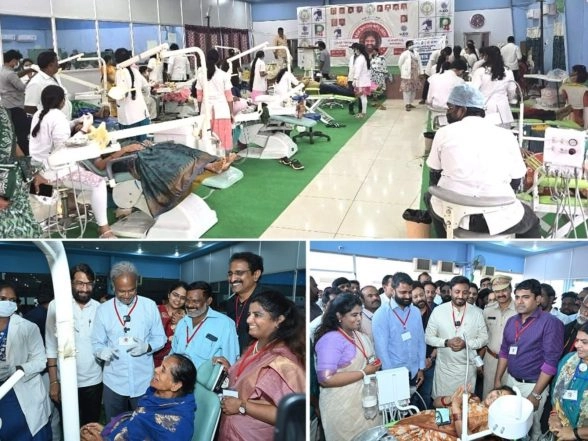 Business News | Mega Dental Camp Launched by GSL-NEO Institutions Under P4 Vision of CM Chandrababu Naidu and DCM Pavan Kalyan in Pitapuram