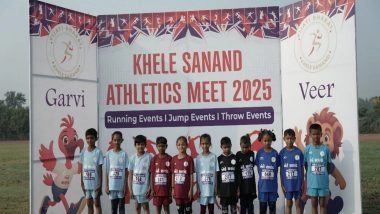 Sports News | Inaugural Khele Sanand Athletics Meet to Host over 3000 Athletes from Across Taluka