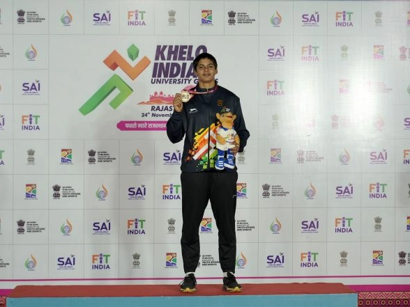 Sports News | KIUG 2025: Chandigarh University's Tanya Choudhary Breaks Meet Record to Clinch Hammer Throw Gold