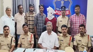 India News | Andhra: Ganja Smuggling Racket Busted; Habitual Offender Held with 4.1 Kg Contraband