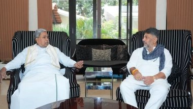 India News | With Truce on Menu, DK Shivakumar Hosts Siddaramiah for Second Breakfast Meet