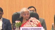 Business News | FM Sitharaman Calls for Global Cooperation to Address New Tax Challenges at Global Forum Meeting