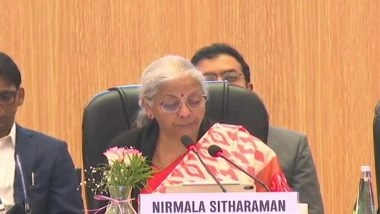 Business News | FM Sitharaman Calls for Global Cooperation to Address New Tax Challenges at Global Forum Meeting