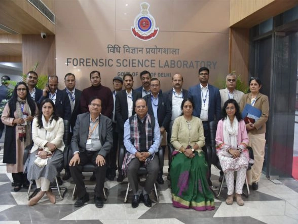 India News | Delhi LG V K Saxena Visits Rohini Forensic Science Laboratory