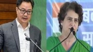 India News | Face-off over Sanchar Saathi App: "Snooping App," Says Priyanka Gandhi; "Ready to Discuss All Issues' Says Rijiju