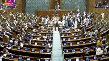 India News | Lok Sabha Adjourned Till Noon Amid Opposition Sloganeering