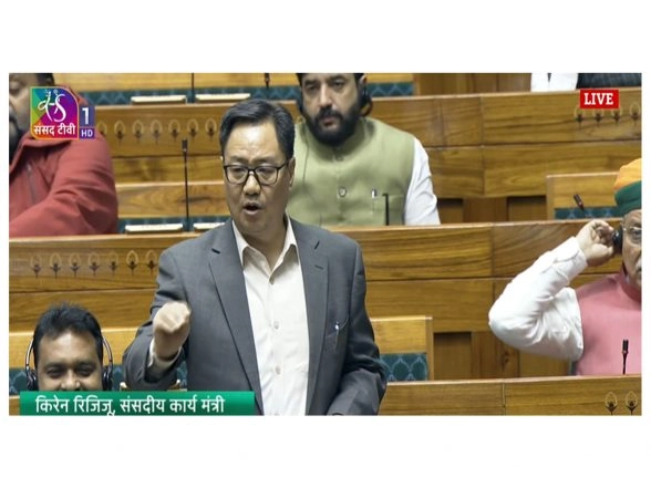 India News | Rijiju Urges Opposition to Maintain Discipline in Parliament Amid Protests over Special Intensive Revision of Electoral Rolls