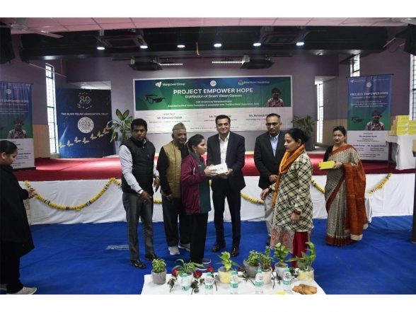 Business News | ManpowerGroup India Empowers Visually Impaired Students in Delhi with Smart Vision Glasses