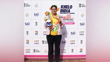 Sports News | KIUG 2025: Four Meet Records Tumble in Athletics; Surbhi Rao Win Women's 10m Pistol Gold