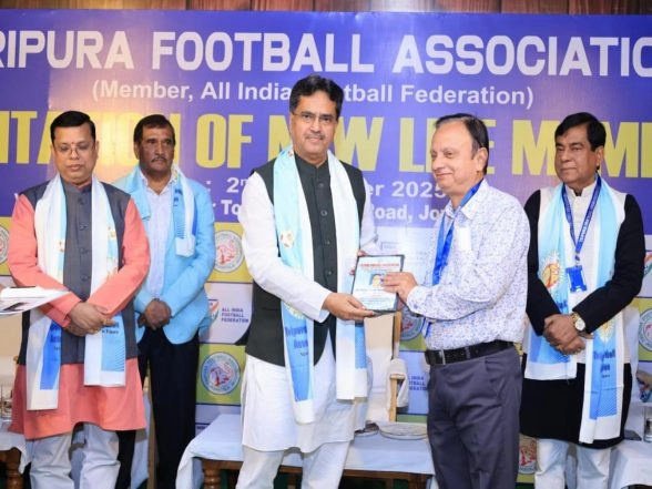India News | Tripura Making Strides in Sports Infrastructure, Football: CM Manik Saha