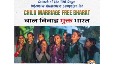 India News | Ministry Of Women & Child Development to Launch 100-day Bal Vivah Mukt Bharat Campaign Tomorrow