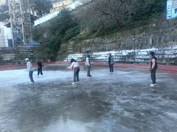 India News | 105-year-old Shimla Ice Skating Rink Opens Winter Season with Successful Trials, Starts Season Early Amid Climate Concerns
