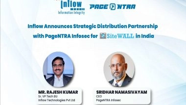 Business News | Inflow Technologies Announces Strategic Distribution Partnership with PageNTRA Infosec for SiteWALL WAF in India
