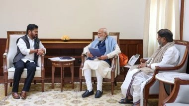 India News | CM Revanth Reddy Meets PM Modi, Invites Him to Telangana Rising 2047 Global Summit