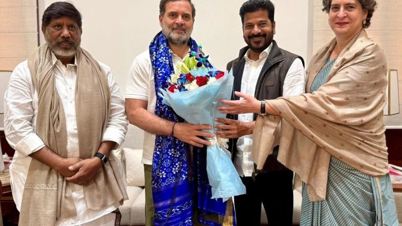 India News | CM Revanth Reddy Invites Rahul, Priyanka Gandhi to Telangana Rising 2047 Global Summit