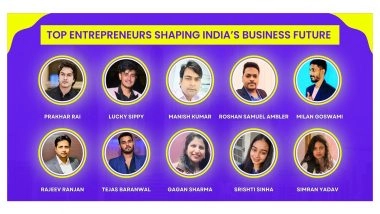 Business News | Top Entrepreneurs Shaping India's Business Future